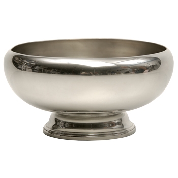 Harvest Bowl 8\ Diameter
Pewter 

Popular racetrack award

Care:  Wash your pewter in warm water, using mild soap and a soft cloth. Dry with a soft cloth. Your pewter should never be exposed to an open flame or excessive heat. Store your pewter trays flat, cups upright, etc. to prevent warping. Do not wrap pewter in anything other than the original wrapping to prevent scratching. Never wrap pewter in tissue paper, as fine line scratching will occur. Never put pewter in a dishwasher. Hand wash only.
